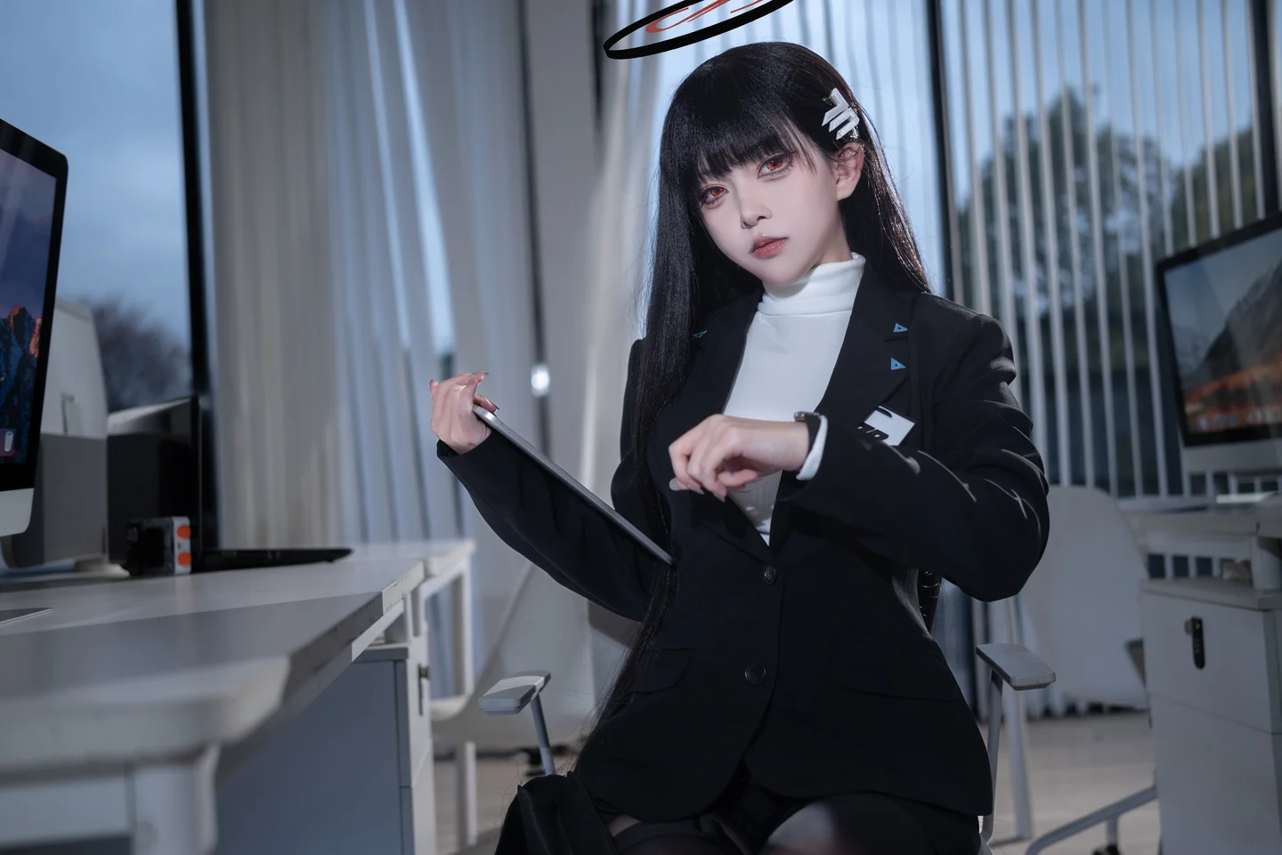 矢量鱼 - No.017 蔚蓝档案·调月莉音 [36P-191MB] tg@simisebaisi 【丝足阁】021.webp